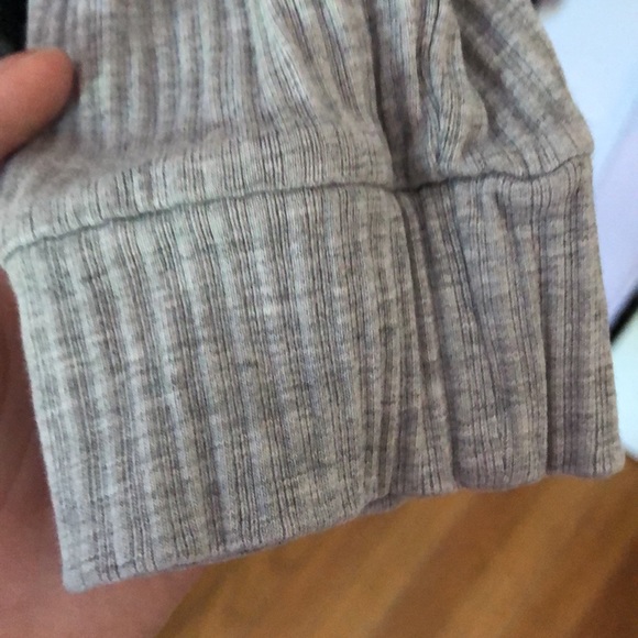 Primark Gray V-neck Pajama Top - Picture 3 of 7